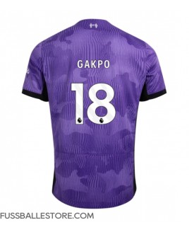 Günstige Liverpool Cody Gakpo #18 3rd trikot 2023-24 Kurzarm